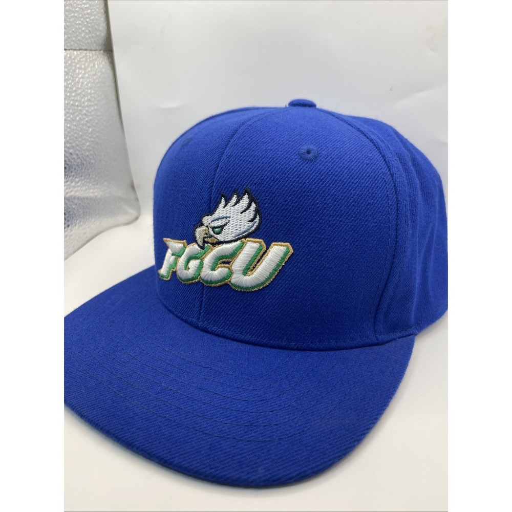 Florida Gulf Coast Eagles Hat Wool Blend Adjustable Lids FGCU Embroidered Blue